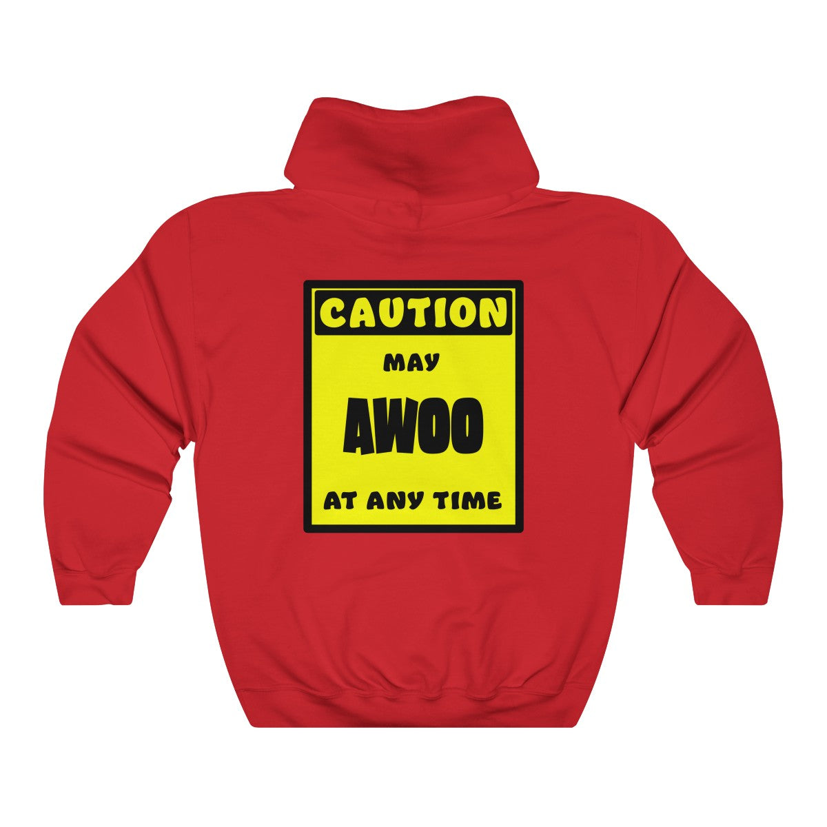 CAUTION! May AWOO at any time! - Hoodie Hoodie AFLT-Whootorca Red S 