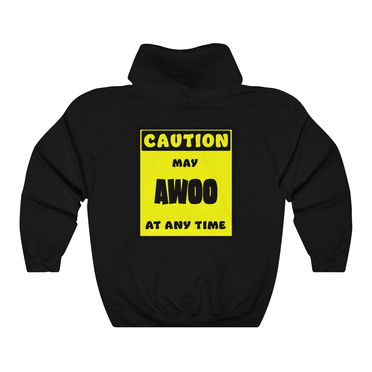 CAUTION! May AWOO at any time! - Hoodie Hoodie AFLT-Whootorca Black S 