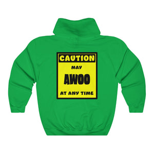 CAUTION! May AWOO at any time! - Hoodie Hoodie AFLT-Whootorca Green S 