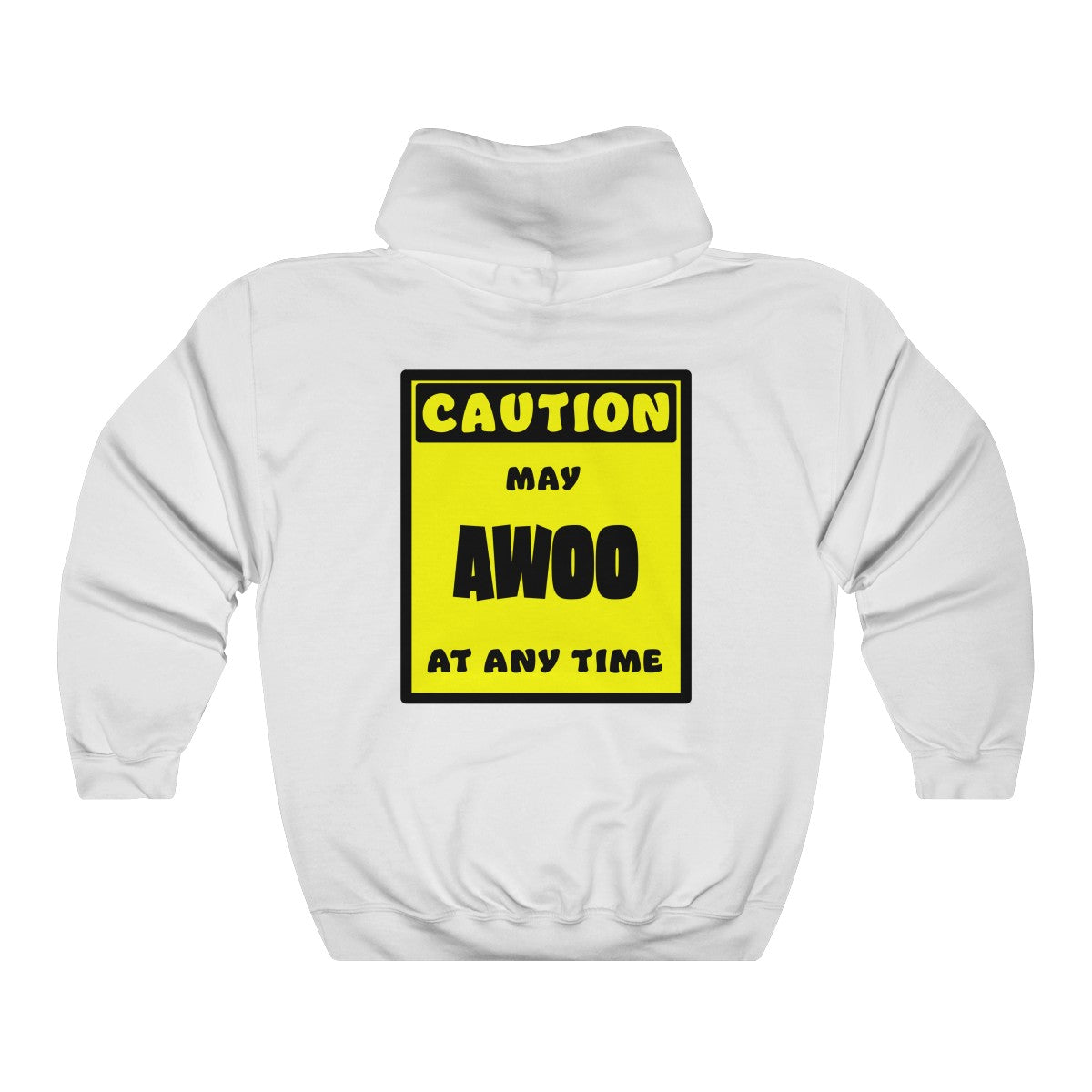 CAUTION! May AWOO at any time! - Hoodie Hoodie AFLT-Whootorca White S 