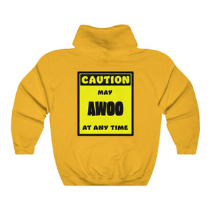 CAUTION! May AWOO at any time! - Hoodie Hoodie AFLT-Whootorca Gold S 