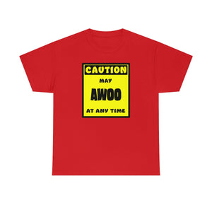 CAUTION! May AWOO at any time! - T-Shirt T-Shirt AFLT-Whootorca Red S 
