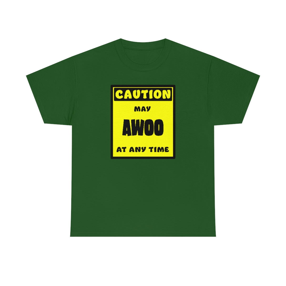 CAUTION! May AWOO at any time! - T-Shirt T-Shirt AFLT-Whootorca Green S 