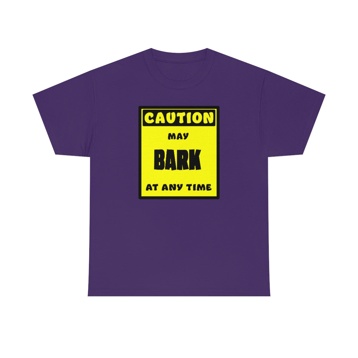 CAUTION! May BARK at any time! - T-Shirt T-Shirt AFLT-Whootorca Purple S 