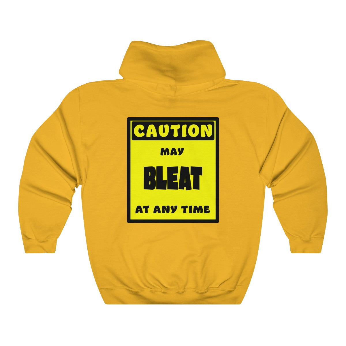 CAUTION! May BLEAT at any time! - Hoodie Hoodie AFLT-Whootorca Gold S 