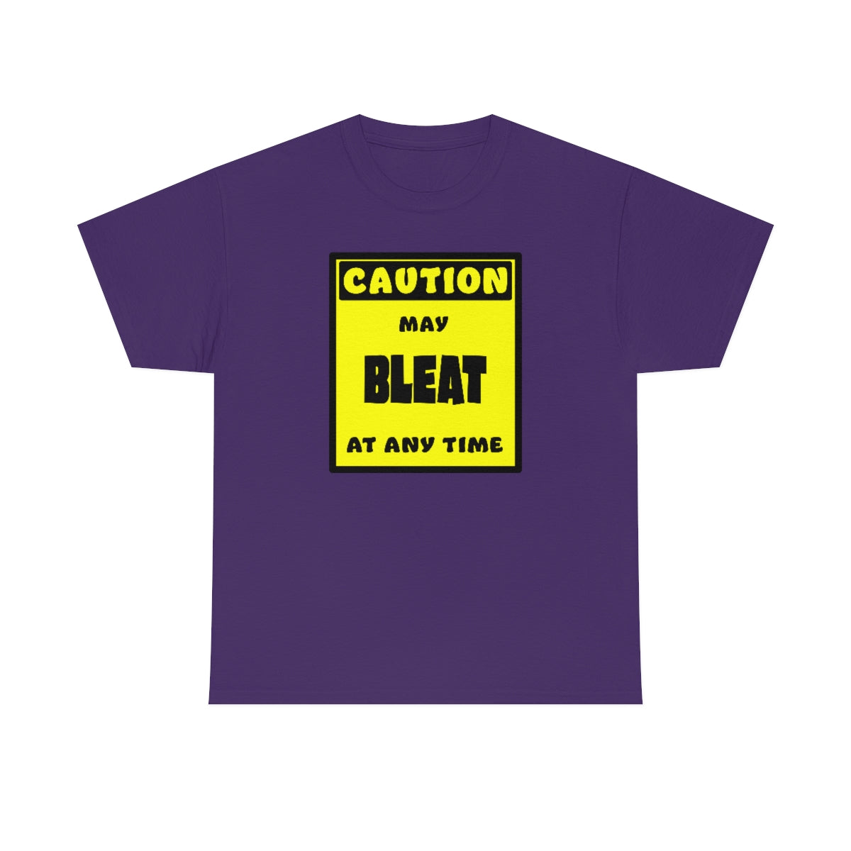 CAUTION! May BLEAT at any time! - T-Shirt T-Shirt AFLT-Whootorca Purple S 