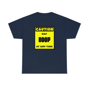 CAUTION! May BOOP at any time! - T-Shirt T-Shirt AFLT-Whootorca Navy Blue S 