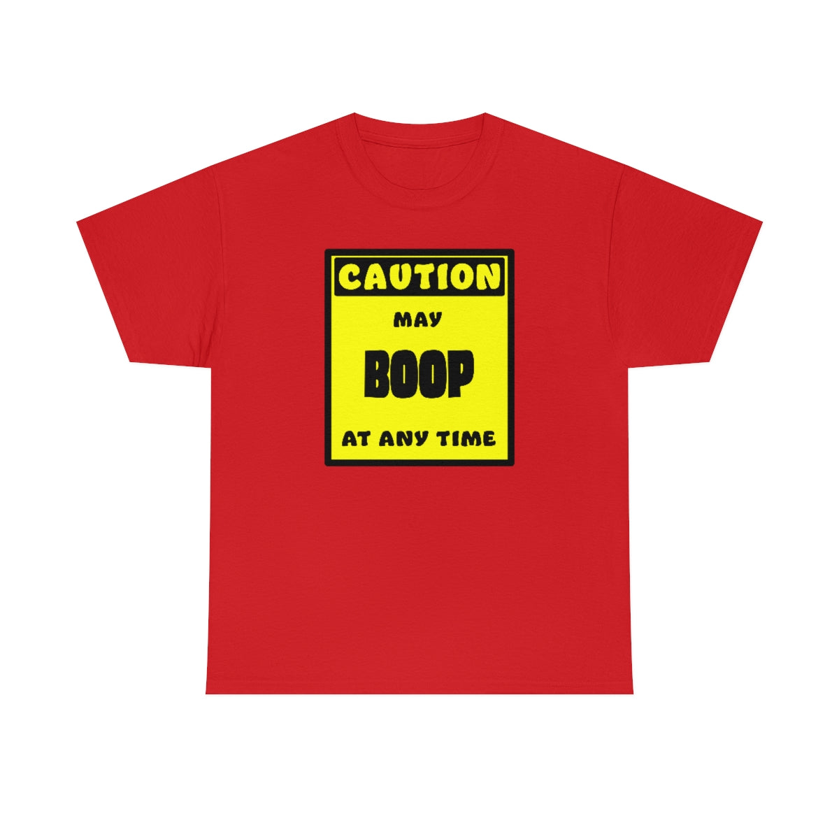 CAUTION! May BOOP at any time! - T-Shirt T-Shirt AFLT-Whootorca Red S 