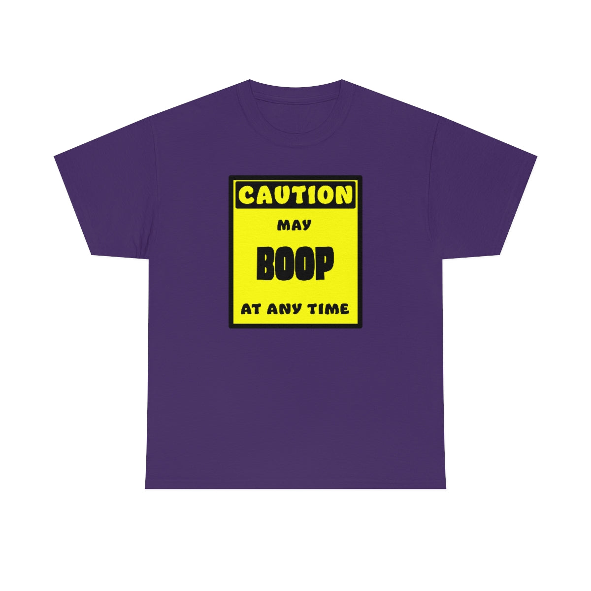 CAUTION! May BOOP at any time! - T-Shirt T-Shirt AFLT-Whootorca Purple S 