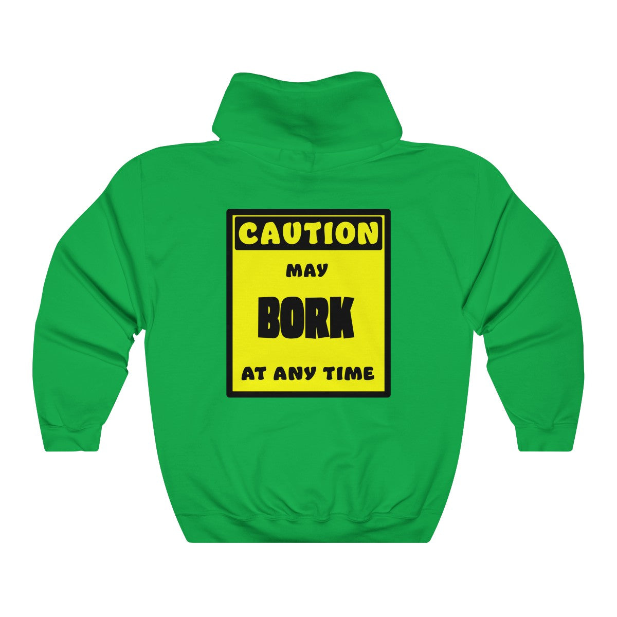 CAUTION! May BORK at any time! - Hoodie Hoodie AFLT-Whootorca Green S 