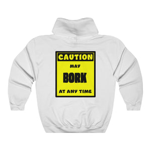 CAUTION! May BORK at any time! - Hoodie Hoodie AFLT-Whootorca White S 