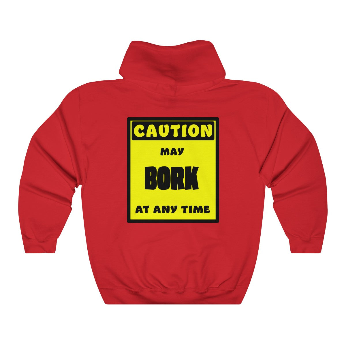 CAUTION! May BORK at any time! - Hoodie Hoodie AFLT-Whootorca Red S 