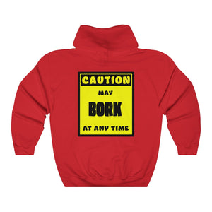 CAUTION! May BORK at any time! - Hoodie Hoodie AFLT-Whootorca Red S 