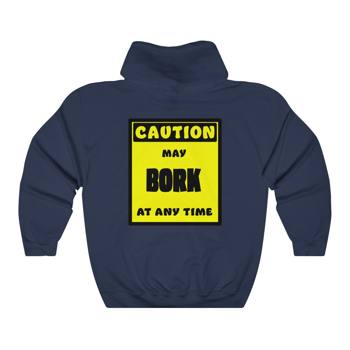 CAUTION! May BORK at any time! - Hoodie Hoodie AFLT-Whootorca Navy Blue S 