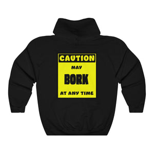 CAUTION! May BORK at any time! - Hoodie Hoodie AFLT-Whootorca Black S 