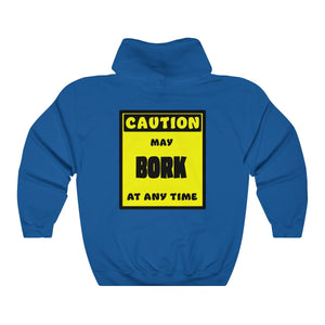 CAUTION! May BORK at any time! - Hoodie Hoodie AFLT-Whootorca Royal Blue S 