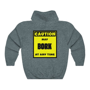 CAUTION! May BORK at any time! - Hoodie Hoodie AFLT-Whootorca Dark Heather S 