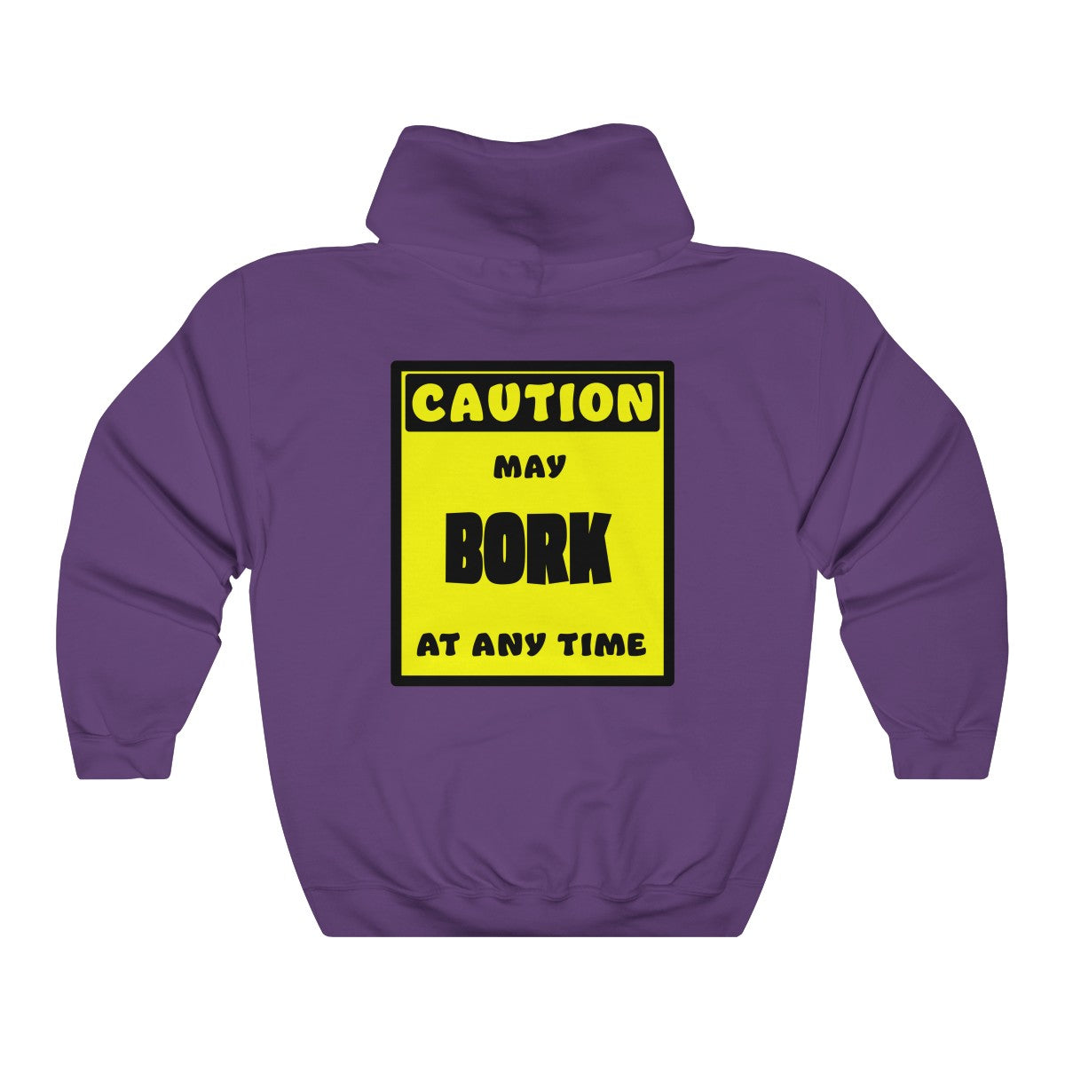 CAUTION! May BORK at any time! - Hoodie Hoodie AFLT-Whootorca Purple S 