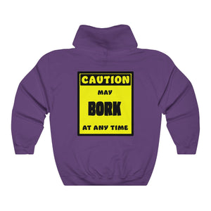 CAUTION! May BORK at any time! - Hoodie Hoodie AFLT-Whootorca Purple S 