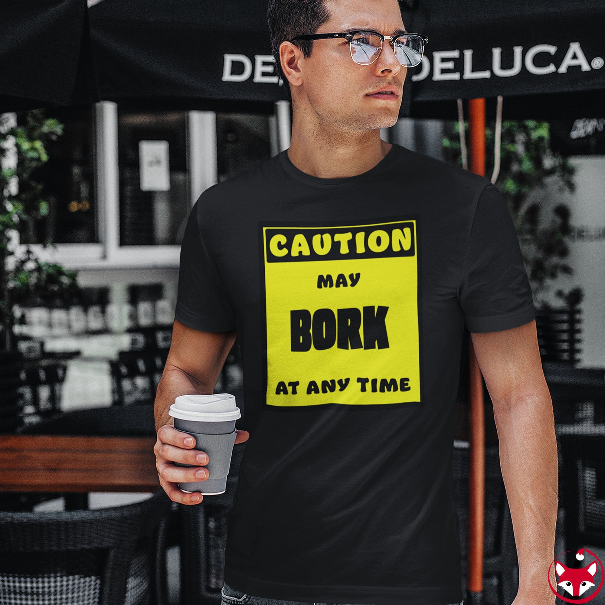 CAUTION! May BORK at any time! - T-Shirt T-Shirt AFLT-Whootorca 