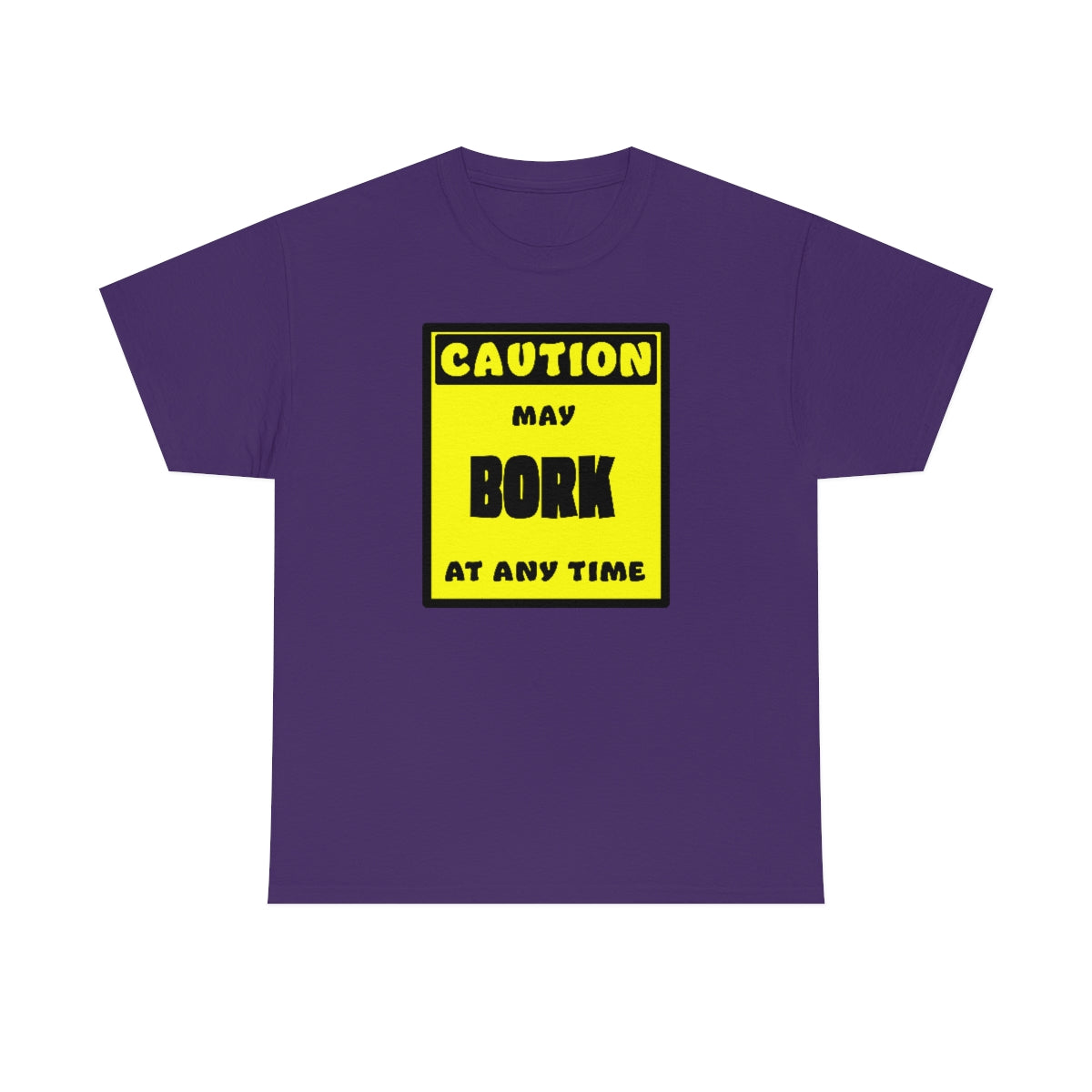 CAUTION! May BORK at any time! - T-Shirt T-Shirt AFLT-Whootorca Purple S 