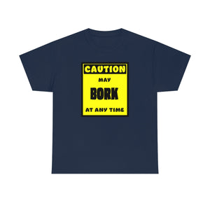 CAUTION! May BORK at any time! - T-Shirt T-Shirt AFLT-Whootorca Navy Blue S 