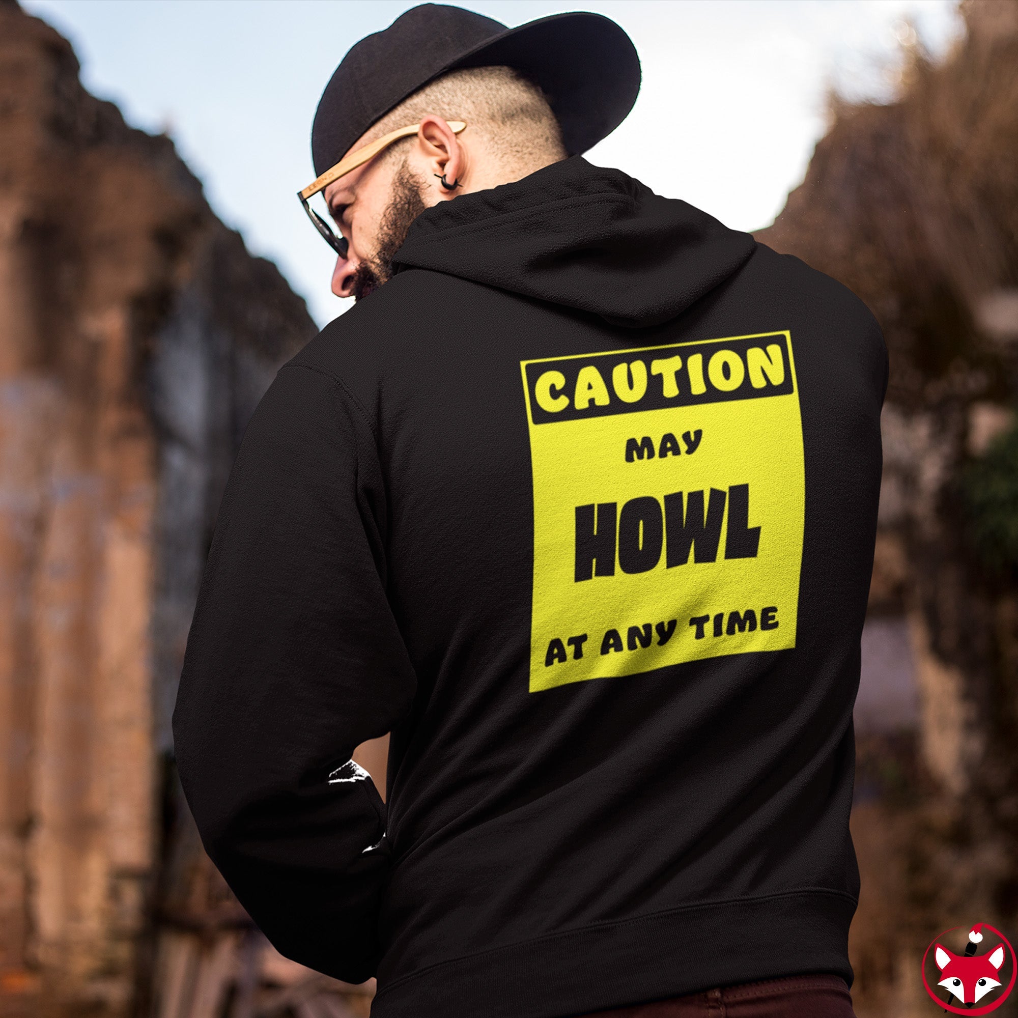 CAUTION! May HOWL at any time! - Hoodie Hoodie AFLT-Whootorca 
