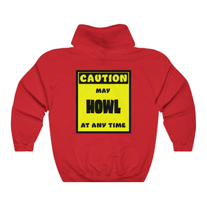 CAUTION! May HOWL at any time! - Hoodie Hoodie AFLT-Whootorca Red S 