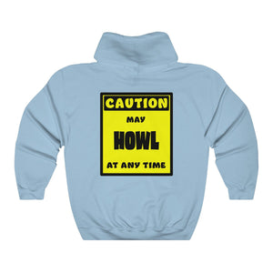 CAUTION! May HOWL at any time! - Hoodie Hoodie AFLT-Whootorca Light Blue S 