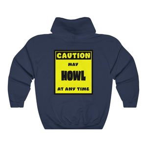 CAUTION! May HOWL at any time! - Hoodie Hoodie AFLT-Whootorca Navy Blue S 