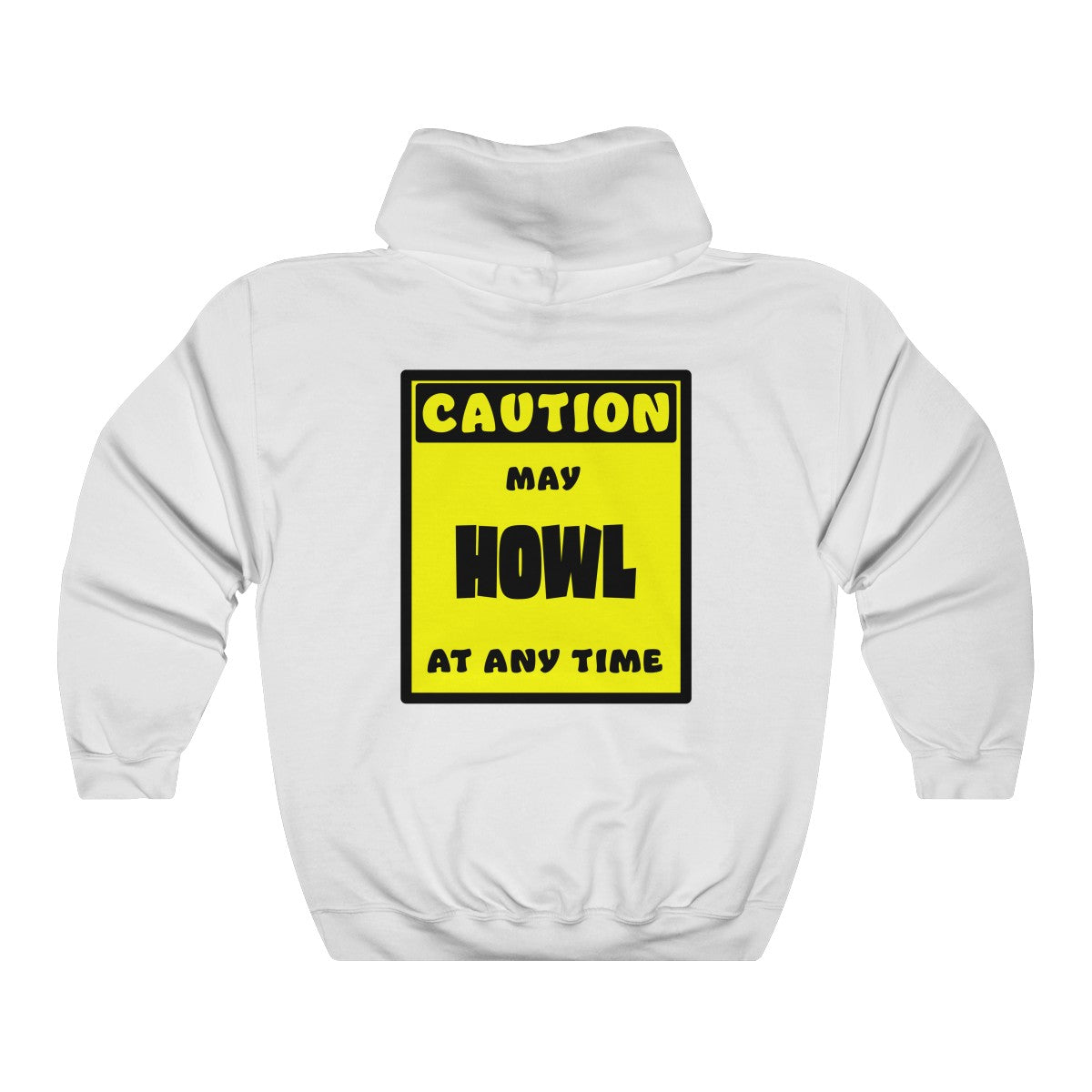 CAUTION! May HOWL at any time! - Hoodie Hoodie AFLT-Whootorca White S 