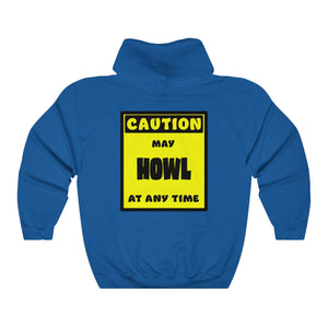 CAUTION! May HOWL at any time! - Hoodie Hoodie AFLT-Whootorca Royal Blue S 