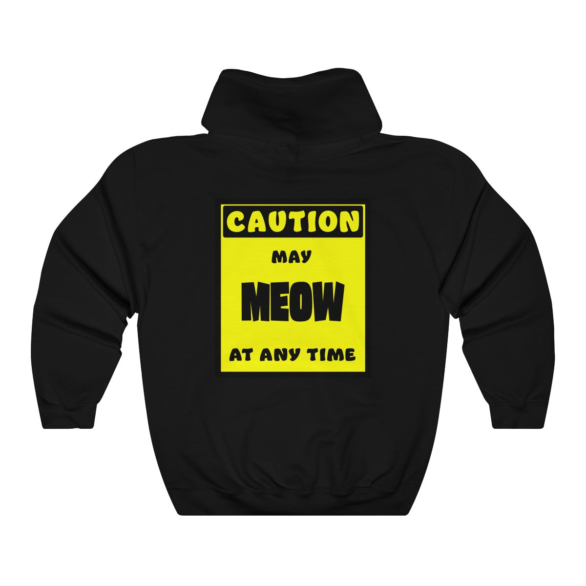 CAUTION! May MEOW at any time! - Hoodie Hoodie AFLT-Whootorca Black S 