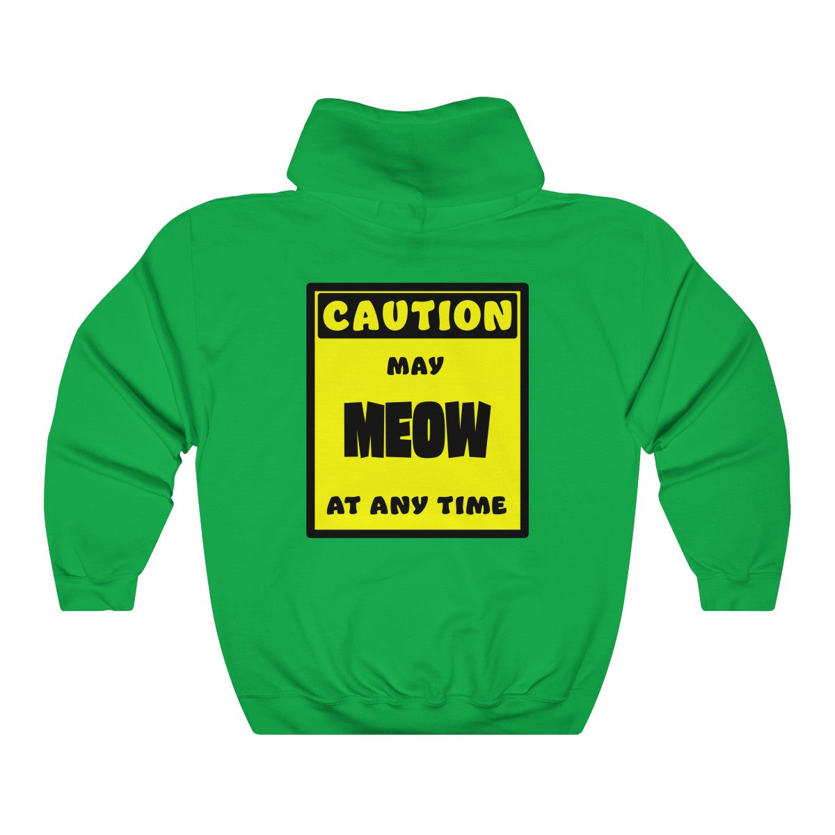 CAUTION! May MEOW at any time! - Hoodie Hoodie AFLT-Whootorca Green S 