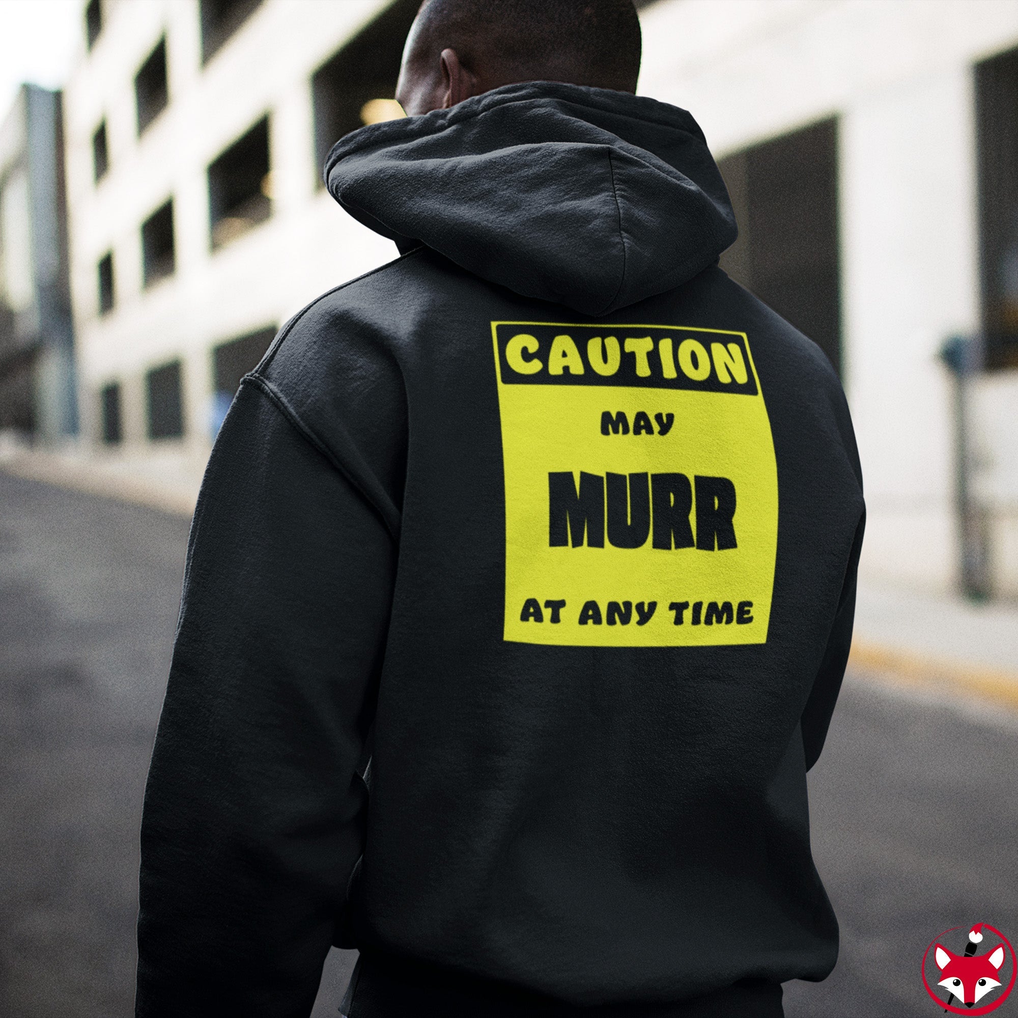 CAUTION! May MURR at any time! - Hoodie Hoodie AFLT-Whootorca 