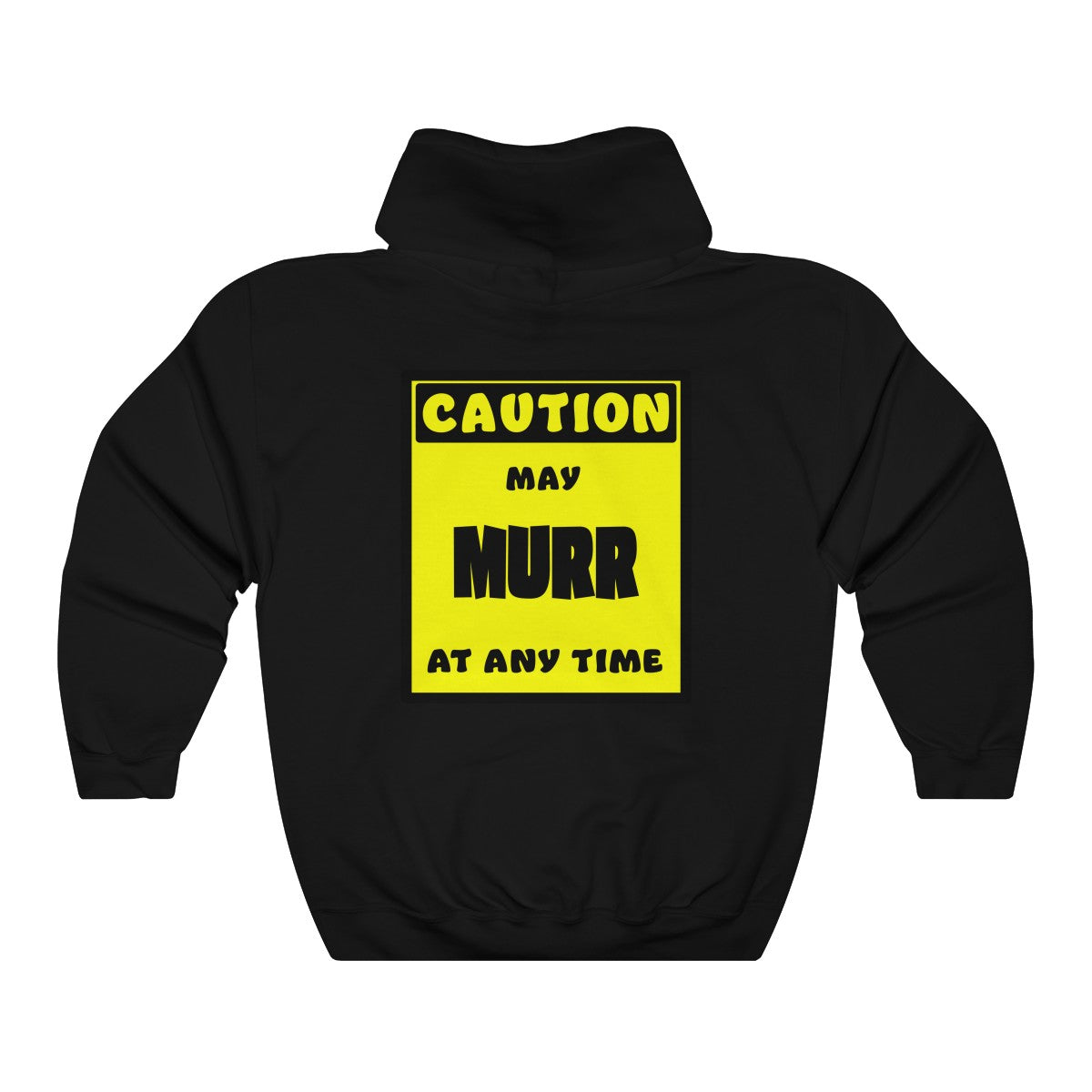 CAUTION! May MURR at any time! - Hoodie Hoodie AFLT-Whootorca Black S 