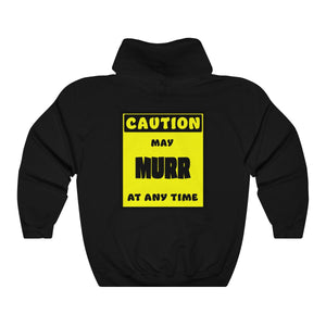 CAUTION! May MURR at any time! - Hoodie Hoodie AFLT-Whootorca Black S 