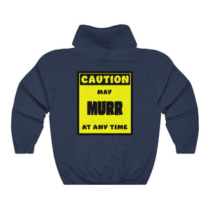 CAUTION! May MURR at any time! - Hoodie Hoodie AFLT-Whootorca Navy Blue S 