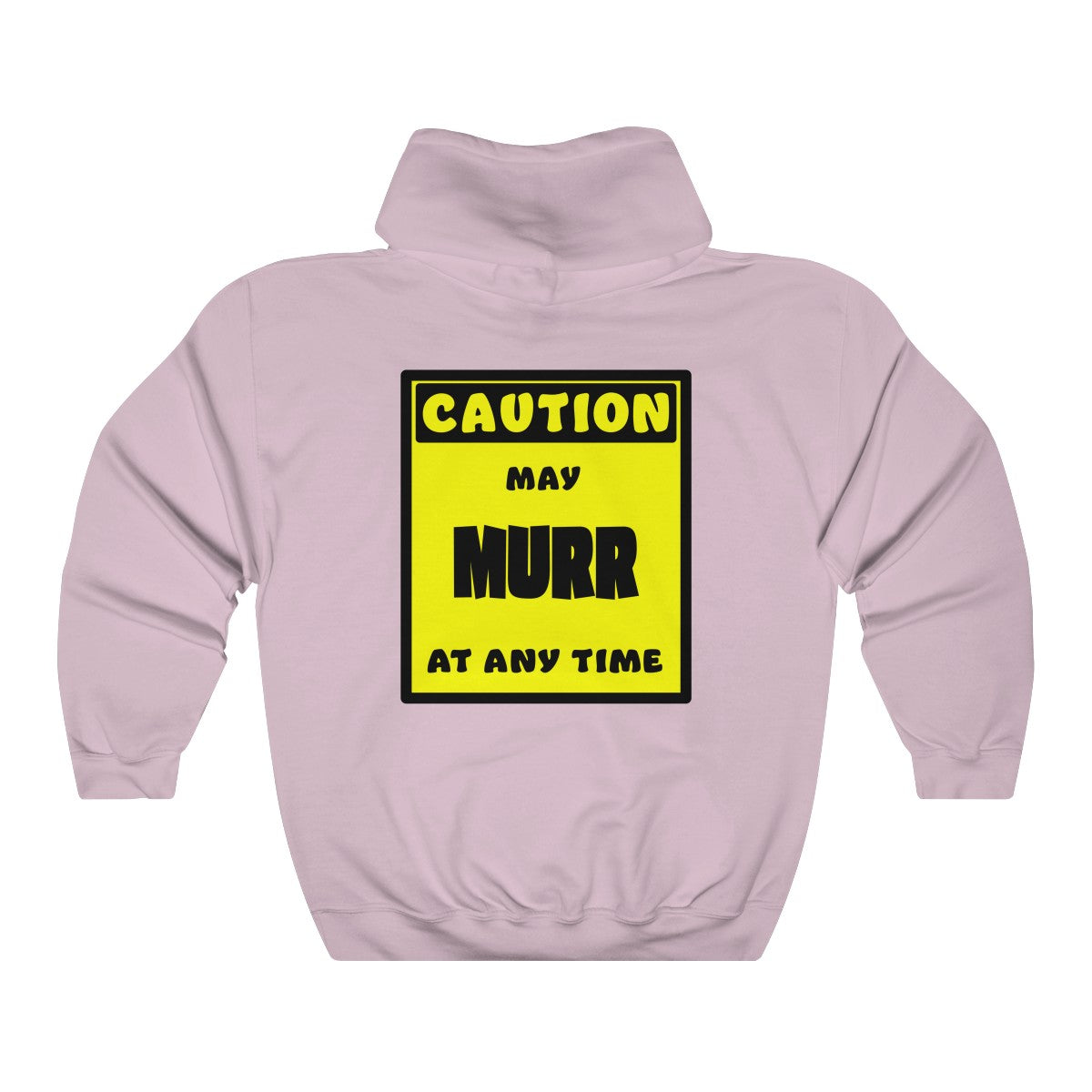 CAUTION! May MURR at any time! - Hoodie Hoodie AFLT-Whootorca Light Pink S 