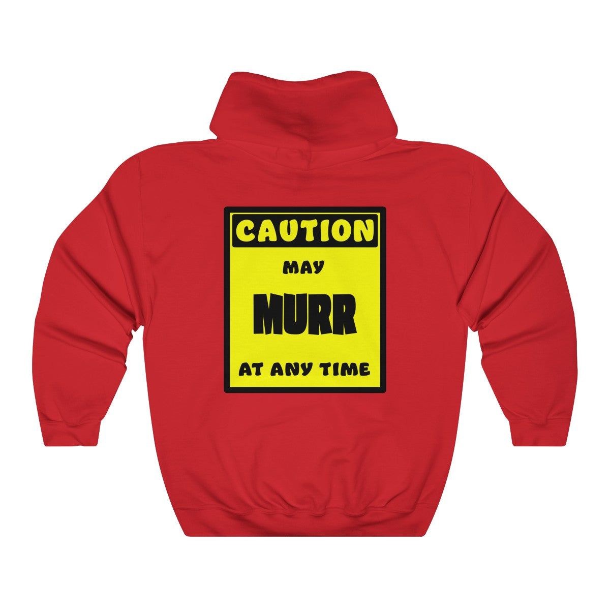 CAUTION! May MURR at any time! - Hoodie Hoodie AFLT-Whootorca Red S 