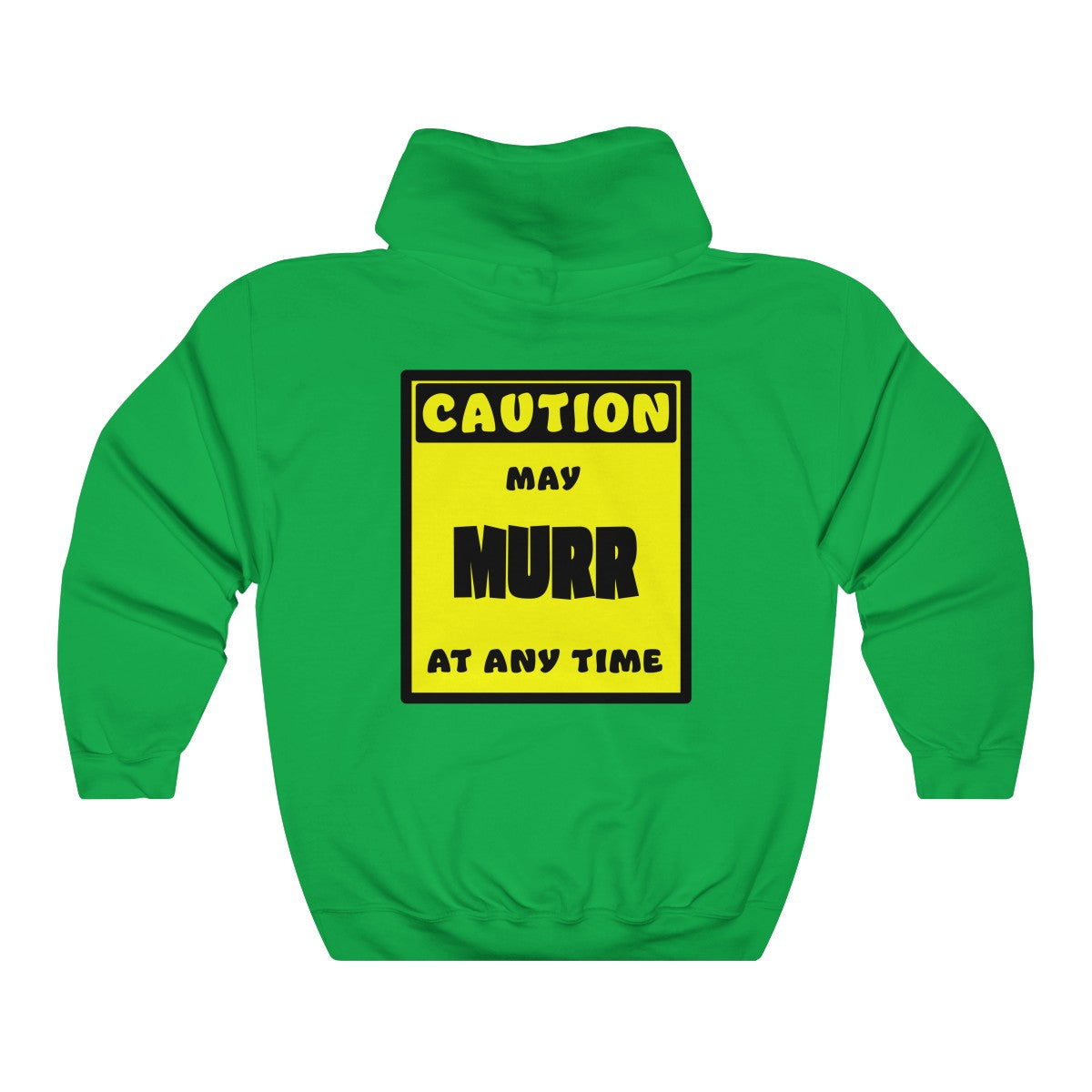 CAUTION! May MURR at any time! - Hoodie Hoodie AFLT-Whootorca Green S 