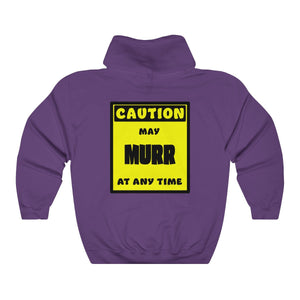 CAUTION! May MURR at any time! - Hoodie Hoodie AFLT-Whootorca Purple S 