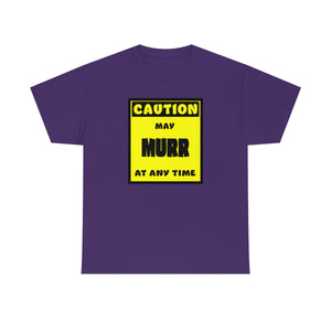 CAUTION! May MURR at any time! - T-Shirt T-Shirt AFLT-Whootorca Purple S 