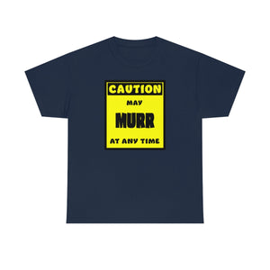 CAUTION! May MURR at any time! - T-Shirt T-Shirt AFLT-Whootorca Navy Blue S 