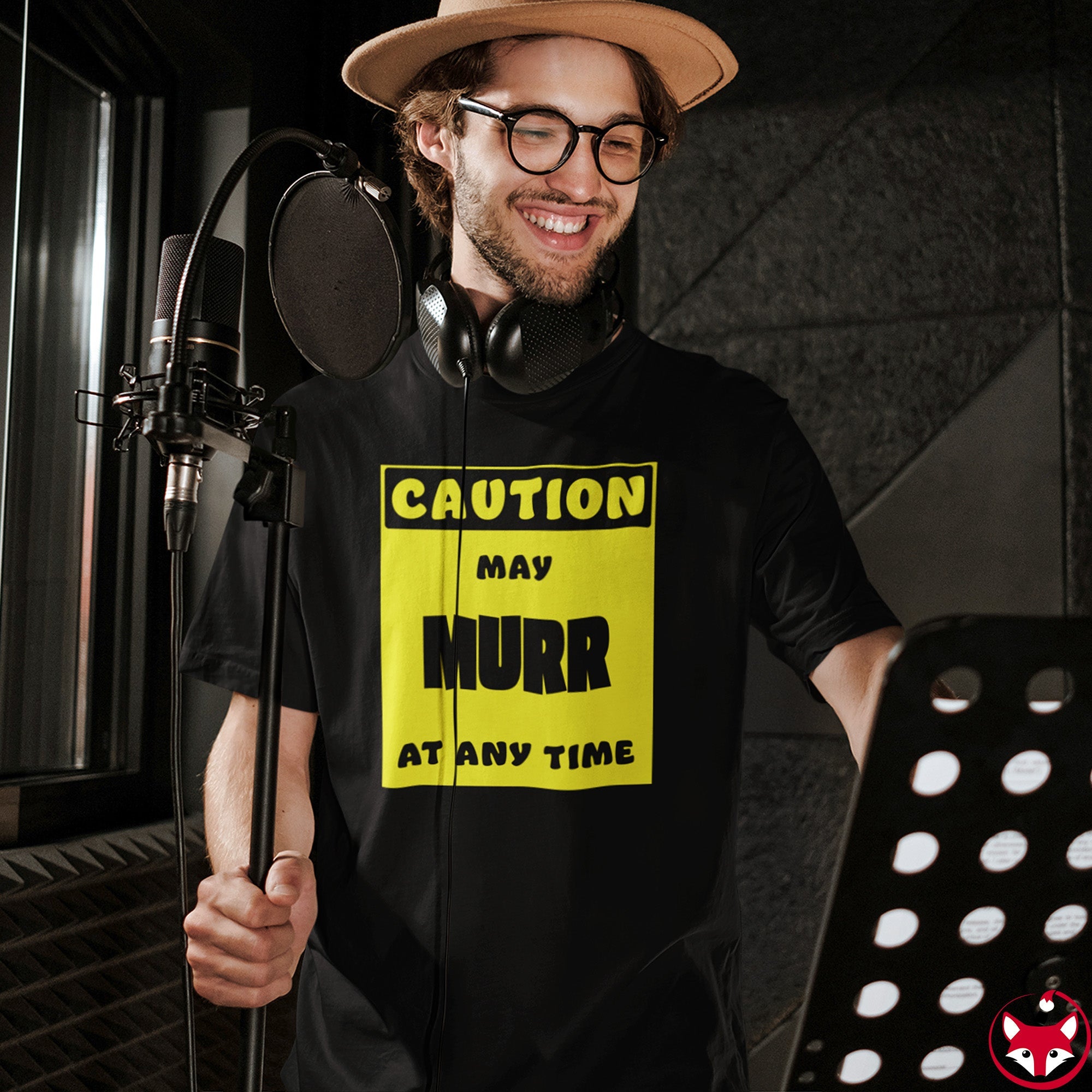 CAUTION! May MURR at any time! - T-Shirt T-Shirt AFLT-Whootorca 