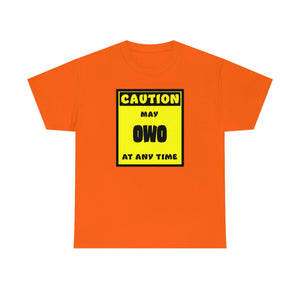 CAUTION! May OWO at any time! - T-Shirt T-Shirt AFLT-Whootorca Orange S 