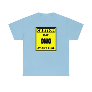 CAUTION! May OWO at any time! - T-Shirt T-Shirt AFLT-Whootorca Light Blue S 