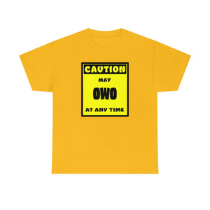CAUTION! May OWO at any time! - T-Shirt T-Shirt AFLT-Whootorca Gold S 