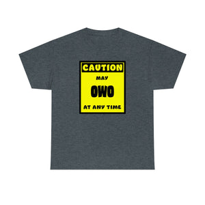 CAUTION! May OWO at any time! - T-Shirt T-Shirt AFLT-Whootorca Dark Heather S 