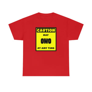 CAUTION! May OWO at any time! - T-Shirt T-Shirt AFLT-Whootorca Red S 